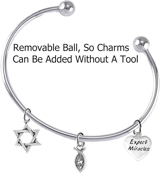Messianic Christian Bracelet, Hypoallergenic, Safe-Nickel, Lead, Cadmium Free, Adjustable Bracelet