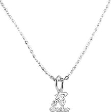 Navy, I Love My Sailor, Adjustable Necklace Hypoallergenic, Safe-Nickel, Lead, Cadmium Free