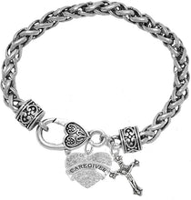 Caregiver, Nurse, RN, LPN, Crucifix Cross, Bracelet, Hypoallergenic, Safe-Nickel, Lead, Free