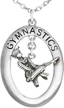 Gymnast On Pommel Horse Necklace, Adjustable, Hypoallergenic, Nickel, Lead & Cadmium Free!