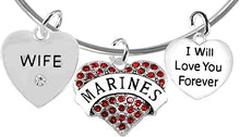 Wife, I Will Love You Forever, Marine Hypoallergenic, Safe-Nickel Free, No Poisonous Lead Or Cadmium