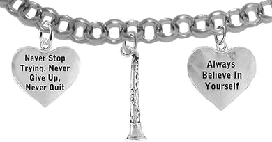 The, Clarinet Never Give Up, Never Quit Hypoallergenic Adjustable, Safe-Nickel, Lead Free