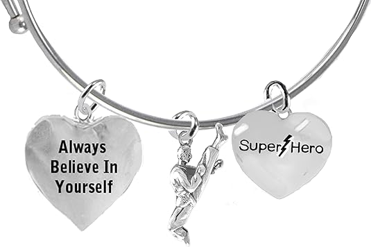 Martial Arts, Kickboxing Jewelry, Karate Jewelry, Super Hero, Always Believe In Yourself, 