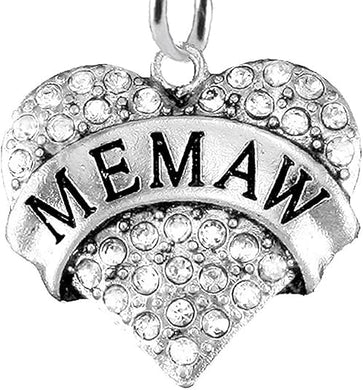 Memaw Charm Post Earring Hypoallergenic, Safe-Nickel, Lead & Cadmium Free!