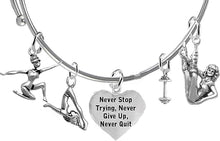 " Never Give Up, Never Quit Trying, Never Quit ", Gym Exercise, Adjustable Miracle Wire Bracelet, Hypoallergenic Safe, No Nickel, Lead, Or Poisonous Cadmium In Bracelet