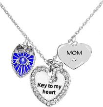 Policeman's Mom Necklace, Hypoallergenic, Safe-Nickel, Lead, Cadmium Free