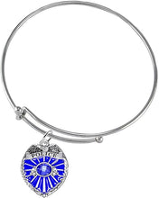 Policeman Badge Adjustable Bracelet Hypoallergenic Nickle, Lead, and Cadmium Free,