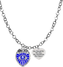 Policeman's, My Daughter, My Joy, My Sunshine, My Heart, Necklace, Hypoallergenic, Safe-Nickel Free, No Poisonous Lead Or Cadmium.