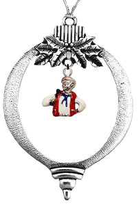 Square Dancing Caller Christmas Ornament, Collect And Save All Three, The Fiddler, The Caller, The Dancing Couple. What A Wonderful Gift, For Yourself Or Someone Special, Made In The USA By Veterans