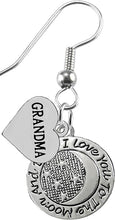 I Love You To The Moon And Back, Grandma Earring Hypoallergenic, Safe-Nickel, Lead &Cadmium Free