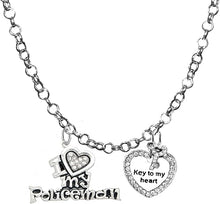 Policeman's, I Love My Policeman, My Love, My Joy, My Sunshine, Adjustable Rolo Chain Necklace, Hypoallergenic, Safe-Nickel, Lead, Poisonous Cadmium Free. FREE SHIPPING!