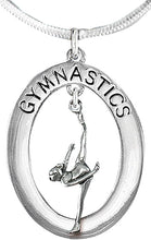 Gymnast One Leg Pose Necklace, Adjustable, Hypoallergenic, Nickel, Lead & Cadmium Free
