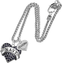 Navy Sister Blue Crystal, Hypoallergenic, Will NOT Irritate Anyone with Sensitive Skin, Safe- Nickel, Lead and Cadmium Free