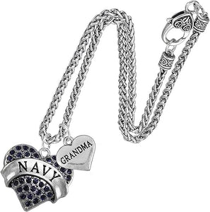 Navy Sister Blue Crystal, Hypoallergenic, Will NOT Irritate Anyone with Sensitive Skin, Safe- Nickel, Lead and Cadmium Free