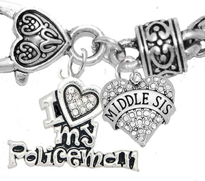 Policeman's, I Love My Policeman, Middle Sis, Hypoallergenic, Safe-Nickel, Lead, Free