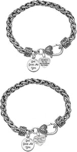 Very Special Mother Daughter, God Gave Me You, My Mom, My Daughter... Bracelets (2), Hypoallergenic, Safe-Nickel, Lead And Cadmium Free
