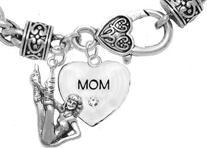 Aerobic Exercise Mom Gift Charm Bracelet, Hypoallergenic Safe, No Nickel, Lead, Or Poisonous Cadmium In Bracelet