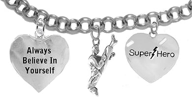 Martial Arts, Kickboxing Jewelry, Karate Jewelry, Super Hero, Always Believe In Yourself, 