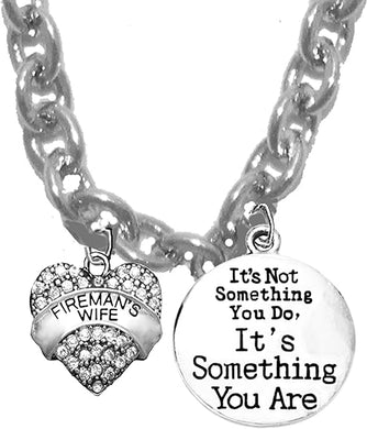 As A Wife,Mother,Girlfriend Of A Firefighter, Policeman, EMT, Or Sheriff You Worry About Them And You Have To Have The Strength To Survive On A STERLING SILVER Solid .925.Sterling,Not Plated Or Coated
