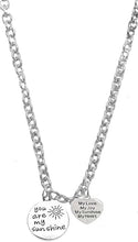You are My Sunshine, Love, My Joy, My Sunshine,My Heart, Sterling Silver Solid .925 Sterling, Not Plated Or Coated.Cable Chain Necklace, Charm-Nickel, Lead, Cadmium Free