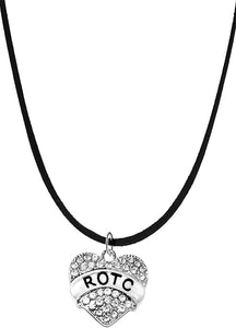 ROTC, Adjustable Black Suede Necklace, Hypoallergenic Safe-Nickel, Lead And Cadmium Free