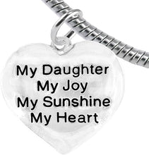 Message Jewelry, My Daughter, My Joy, My Sunshine, My Heart, Bracelet, Hypoallergenic, Safe-Nickel, Lead, Free