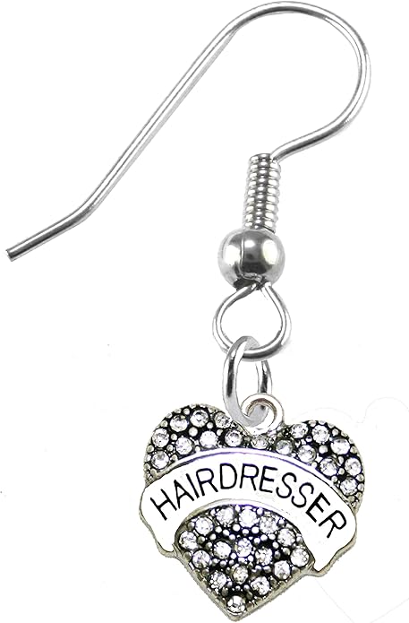 Hair Dresser Earring, Safe-Nickel, Lead & Cadmium Free!