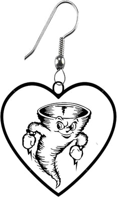 Hurricane, Tornado, Typhoon, Cyclone Stainless Steel Fishhook Earrings. What A Wonderful Gift For Yourself Or Someone Special. Hypoallergenic-Safe, No Lead, Nickel, Or Cadmium In The Metal. Cardinali®Jewelry ©2024