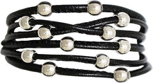 Be The Change, Prove Them Wrong, On Genuine Multi String Black Leather Bracelet, Hypoallergenic Safe-Nickel, Lead And Cadmium Free