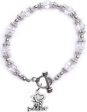Army, I Love My Soldier, Clear Crystal Bracelet Hypoallergenic, Safe-Nickel, Lead, Cadmium Free