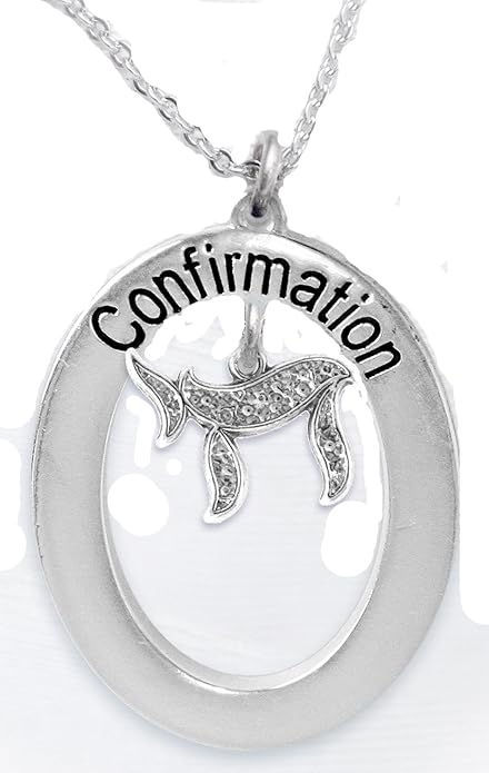 The Perfect Gift Jewish Confirmation Hypoallergenic Necklace, Safe-Nickel, Lead & Cadmium Free!