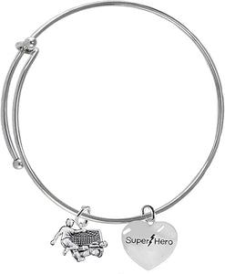 Goalie, Goal Keeper, Success, Super Hero, " Soccer Player Jewelry" Bracelet Hypoallergenic, Safe-Nickel, Lead Free