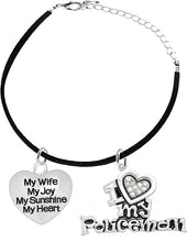 Policeman's, I Love My Policeman, My Wife, My Joy, Hypoallergenic, Safe-Nickel, Lead, Free