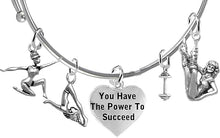 " You Have The Power To Succeed ", Gym Exercise, Adjustable Miracle Wire Bracelet, Hypoallergenic Safe, No Nickel, Lead, Or Poisonous Cadmium In Bracelet
