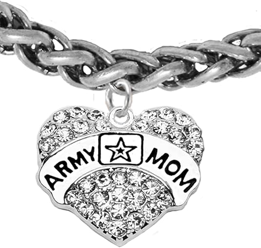 The Army Mom Hypoallergenic Bracelet, Safe-Nickel, Lead, Cadmium Free