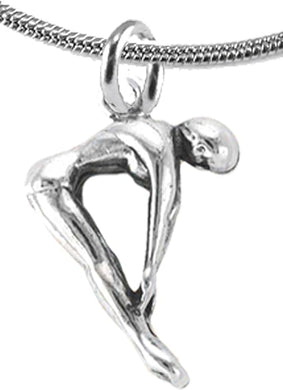Swimming Diver Necklace Adjustable Hypoallergenic, Safe-Nickel, Lead & Cadmium Free!