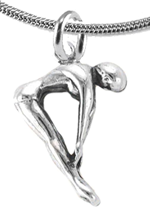 Swimming Diver Necklace Adjustable Hypoallergenic, Safe-Nickel, Lead & Cadmium Free!