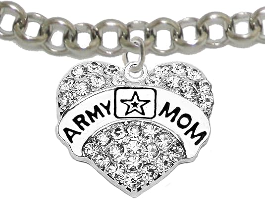 The Army Mom Hypoallergenic Adjustable Bracelet, Safe-Nickel, Lead, Cadmium Free