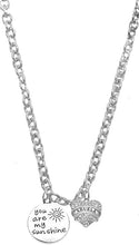 You are My Sunshine,Abuela, Sterling Silver Solid .925 Sterling, Not Plated Or Coated.Cable Chain Necklace, Charm-Nickel, Lead, Cadmium Free