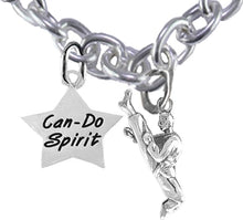 Martial Arts, Kickboxing, Karate Jewelry, Can Do Spirit, Necklace Hypoallergenic, Safe-Nickel,Lead,Cadmium Free