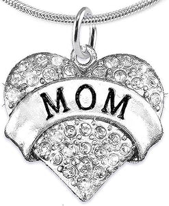 Mom Charm Necklace Adjustable, Hypoallergenic, Safe-Nickel, Lead & Cadmium Free!