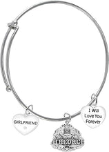 Girlfriend, I Will Love You Forever, Air Force Hypoallergenic, Safe-Nickel Free, No Poisonous Lead Or Cadmium