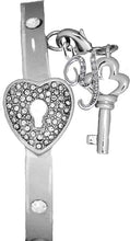 It Really Locks!, The Key To My Heart, "Initial Y ", Cuff Crystal Bracelet, Hypoallergenic, Safe-Nickel, Lead, Free