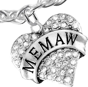 Memaw Charm Bracelet Hypoallergenic, Safe-Nickel, Lead & Cadmium Free!