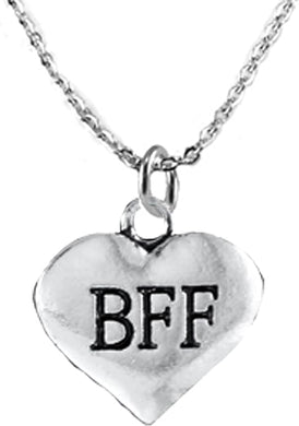 BFF, She is Special, Sterling Silver, Solid .925 Sterling, Not Plated Or Coated, 18 Inch Necklace, Charm, Nickel, Lead, Cadmium Free. Fast,