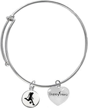 My Daughter, Super Hero, Soccer Player Jewelry Adjustable Bracelet Hypoallergenic, Safe-Nickel, Lead Free