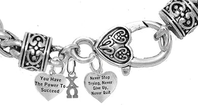 Chi Omega Greek Letters, You Have The Power To Succeed, Never Give Up, Never Quit, Licensed Sorority Jewelry Manufacturer, Hypoallergenic Safe Vintage Antique Wheat Chain Bracelet