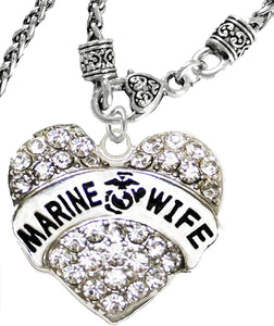 The Marine Wife Hypoallergenic Necklace, Safe-Nickel, Lead, Cadmium Free