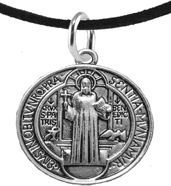 Saint Benedict Protective Charm, and Prayer, Protect Me from Harm, from Evil, from The Devil. Nickle, Lead Cadmium Free