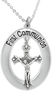 First Communion Hypoallergenic 5 Years Or Older 12 Inch Necklace, Safe-Nickel, Lead & Cadmium Free!